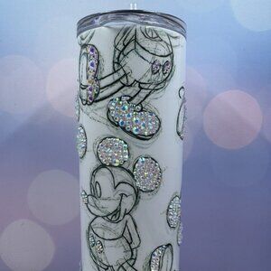 Hand Blinged Mickey Tumbler